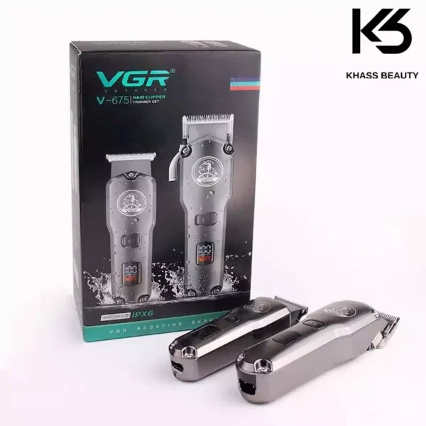 ماشین اصلاح موی سر و صورت وی جی آر مدل VGR V-675 (2) - خاص بیوتی